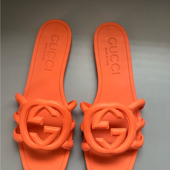 Gucci Shoes - ONLY THIS WEEKEND!!! Gucci Rubber Sandals size 39